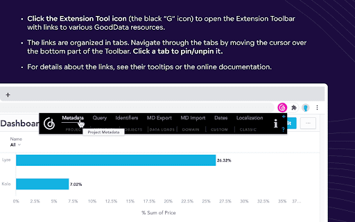 GoodData Extension Tool