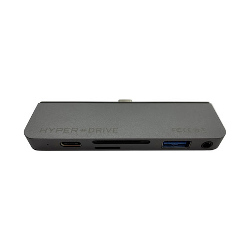 Bộ chia/ Hub Hyperdrive 6 in 1 HDMI 4K/60Hz USB-C Hub (HD319B-GR) Xám