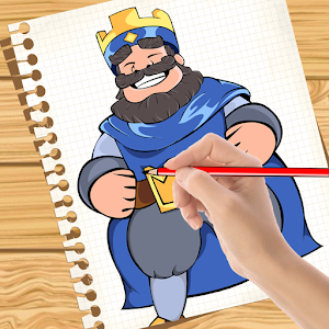 How to Draw: Clash Royale logo