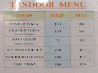 The Meal Buggy menu 1