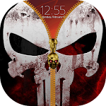 Cover Image of ダウンロード Skull Zipper Lock Screen 1.2 APK