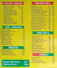 Bingers menu 8