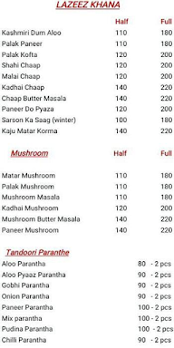 Goyal Eating Point menu 3