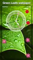 Green Leaf Live Wallpaper HD Screenshot