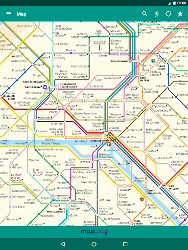 Paris Metro Map and Planner