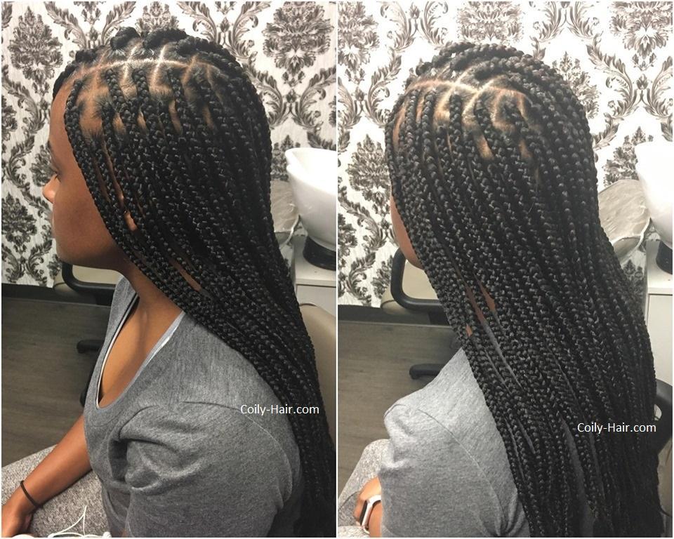 box braids styles pictures