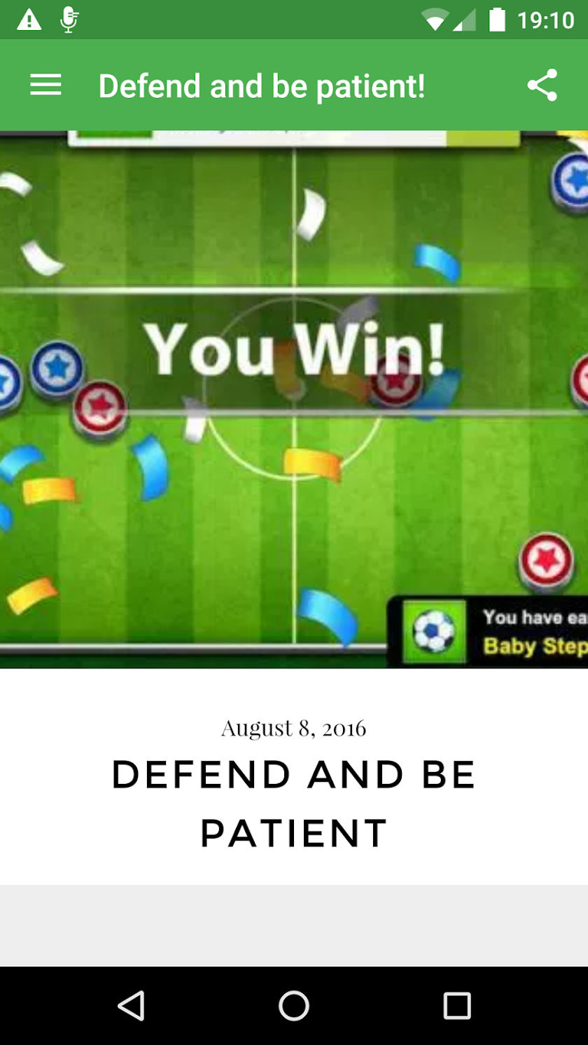 Tips For Soccer Stars Screen 3