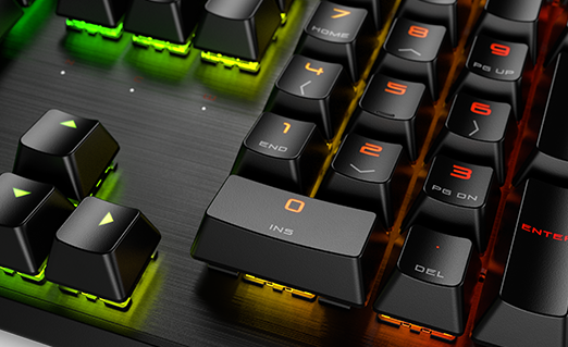 Choose a gaming keyboard for better durability and customization options as opposed to a regular keyboard.