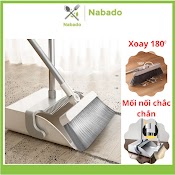 Chổi Nhựa Quét Nhà Thông Minh Kèm Hót Rác Cán Dài Gấp Gọn Tiện Dụng