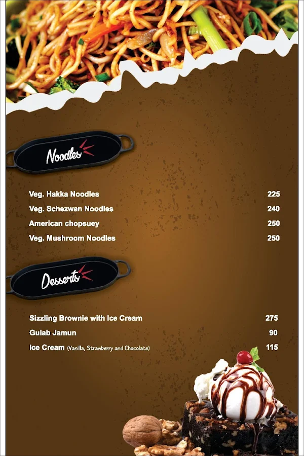 Smokyzz Sizzlers menu 