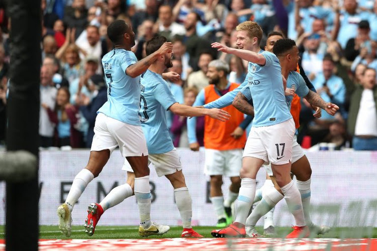 FA Cup : Manchester City et De Bruyne, buteur, s'offrent le triplé en Angleterre !