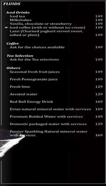 Bar & Lounge - Ramada menu 