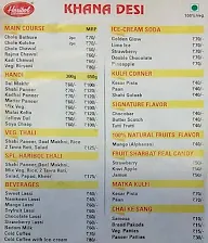 Haribol Khanna Desi Videshi menu 2