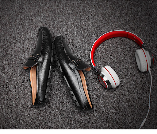 Title 3, Mens trendy summer leather half-support slippe...