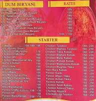 Hyderabadi Zaika Caterers menu 1