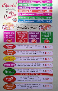 Chawla's Rasoi menu 1