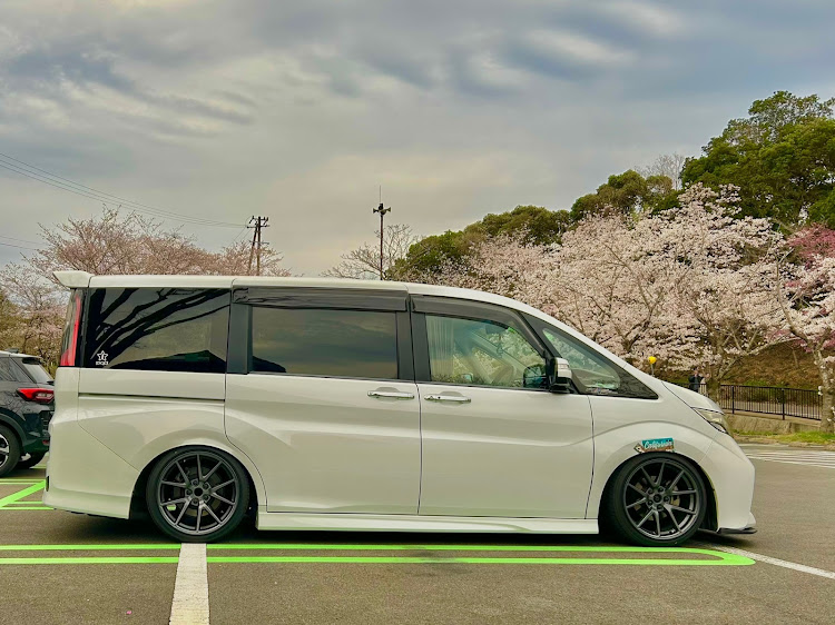 ステップワゴンの横山展望台・伊勢志摩・ドライブ・桜・ほうじ茶ソフトに関するカスタム事例の投稿画像1枚目