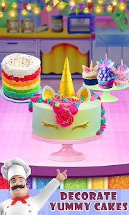 Unicorn Doll Cake - Sweet Rainbow Cupcake Desserts(圖4)-速報App