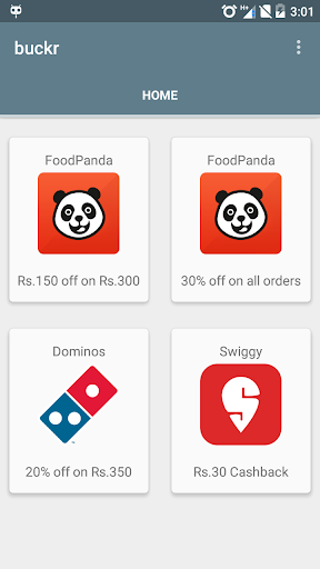 Buckr - FoodPanda Coupons