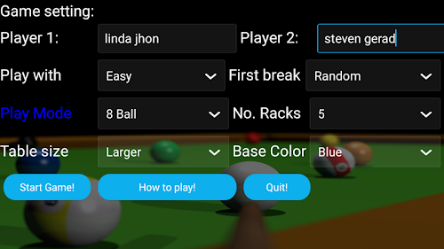 Android application Master BidaXPOOL Professional screenshort