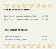 Tarkarli Mejwani menu 1