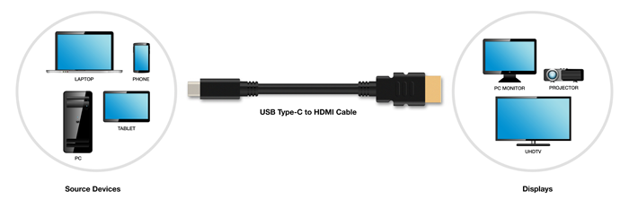 Type-C® 接口生态圈的技术应用与剖析_HDMI Alt Mode