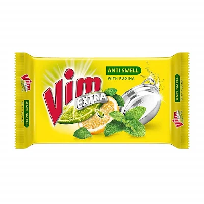 Vim Anti Smell With Pudina Dishwash Bar - 250 gm