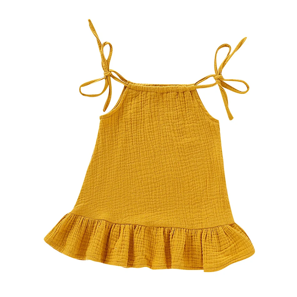 Zomerjurk met bretels voor meisjes. Comfortabel en stijlvol voor lente en zomer. Ideaal voor dagelijks gebruik en speciale gelegenheden.