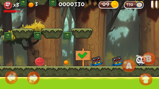 Red Hero 4 Rolling Adventure