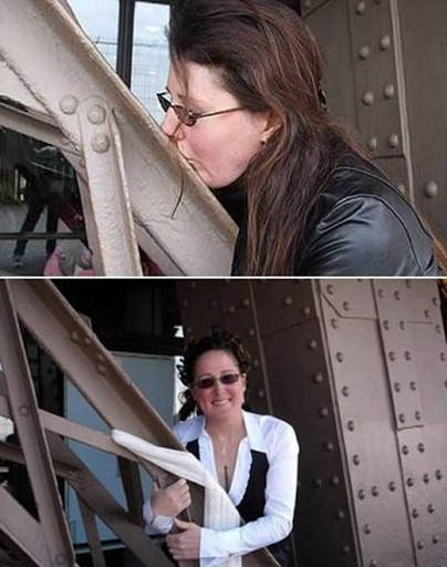 Erika La Tour Eiffel bên “người chồng” nổi tiếng