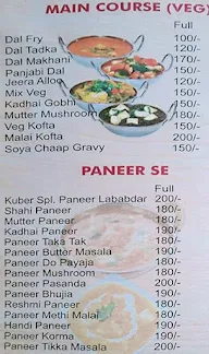 Radhe Maa Ki Rasoi Pure Veg menu 1