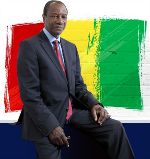 President Alpha Conde of Guinea