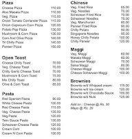 Cafe Skyhigh menu 1