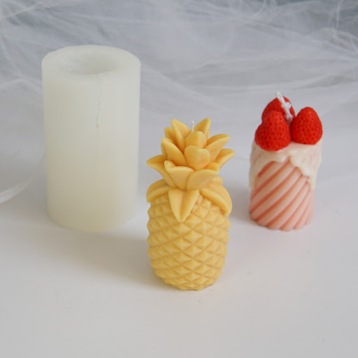 Title 4, Simulation Pineapple Shape Silicone Mold for cr...