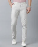 Slim Fit Flat-Front Trousers