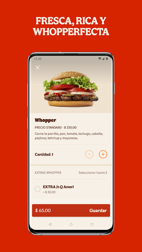 Screenshot Burger King® Argentina