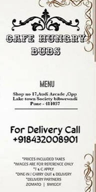 CAFE HUNGRY BUDS menu 8