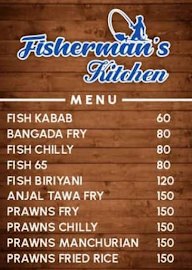 Fisherman's Kitchen menu 1