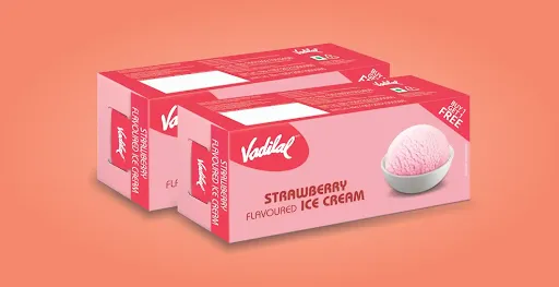 Strawberry I/C (700 Ml Party Pack 1+1)