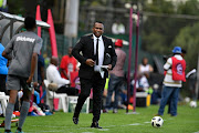 Robert Marawa during the Absa Premiership match between Bidvest Wits and Mamelodi Sundowns at Bidvest Stadium on February 23, 2019 in Johannesburg, South Africa.  