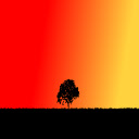 Tree at Sunset Chrome extension download