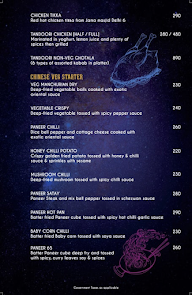 Akshayraj Zero Gravity menu 1