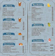 Blu Cafe menu 1