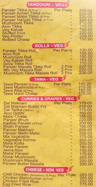 Chulha Punjabi Dhaba menu 1