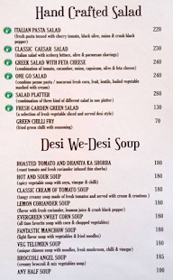 Tansukh Fine Dining Restaurant menu 1