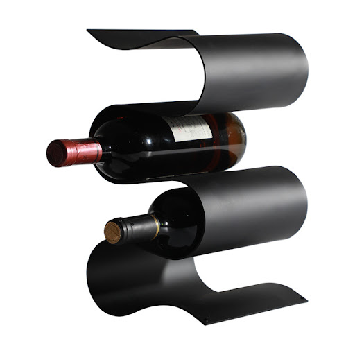 Title 1, Wrought Iron Wine Rack Decoration for Bar and M...