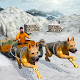 Snow Dog Sledding Transport 3D