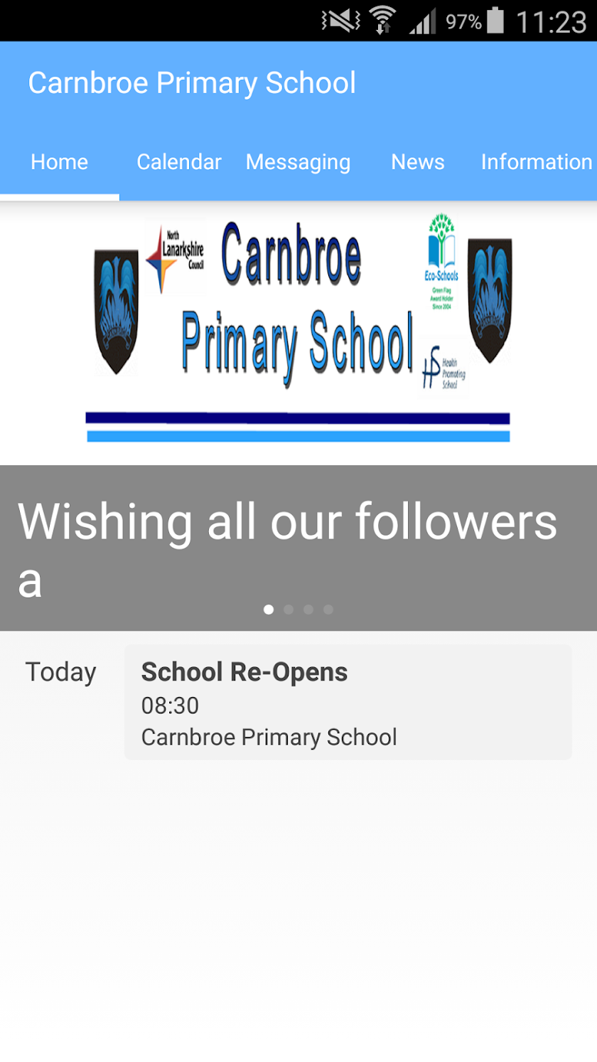 Carnbroe Primary Screen 1