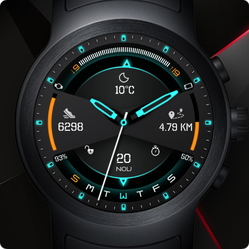 Futurus Watch Face & Clock Live Wallpaper