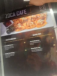 ZOCA Cafe menu 4